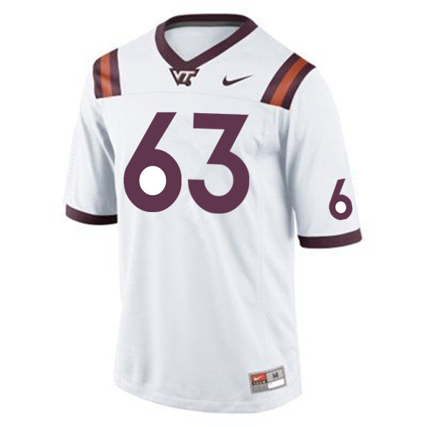 Men #63 Daniel Bailey Virginia Tech Hokies College Football Jerseys Sale-Maroon